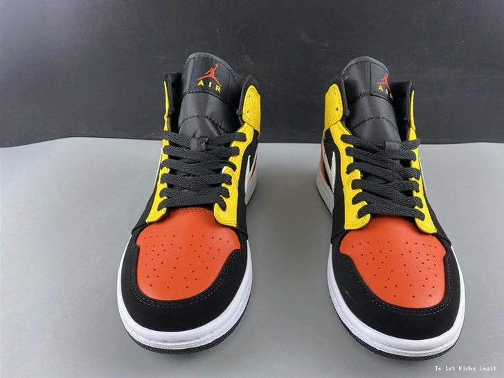 Mid 852542-087 - Amarillo Black Orange 1 Jordan 0402